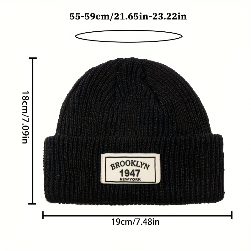 Unisex Brooklyn 1947 New York  - đánh giá và giá Beanie Cuffed Knit