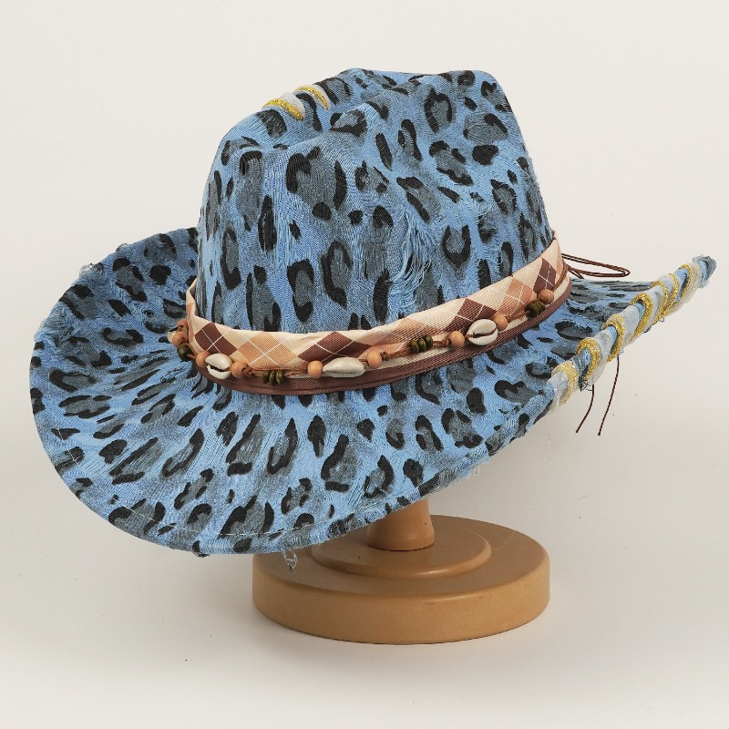 Leopard Print Western Cowboy H - đánh giá và giá Cowboy Hat Straw