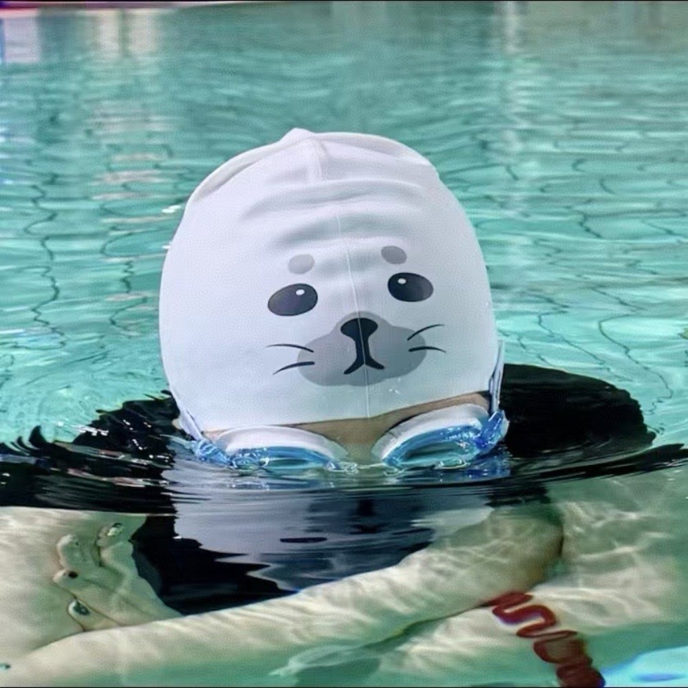 Cute Waterproof Silicone Swim  - đánh giá và giá Swim Hat Silicone