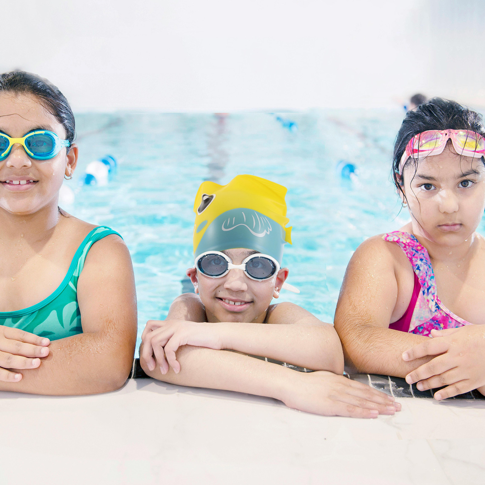 Silicone Swim Cap Cartoon Fish - đánh giá và giá Swim Hat Silicone