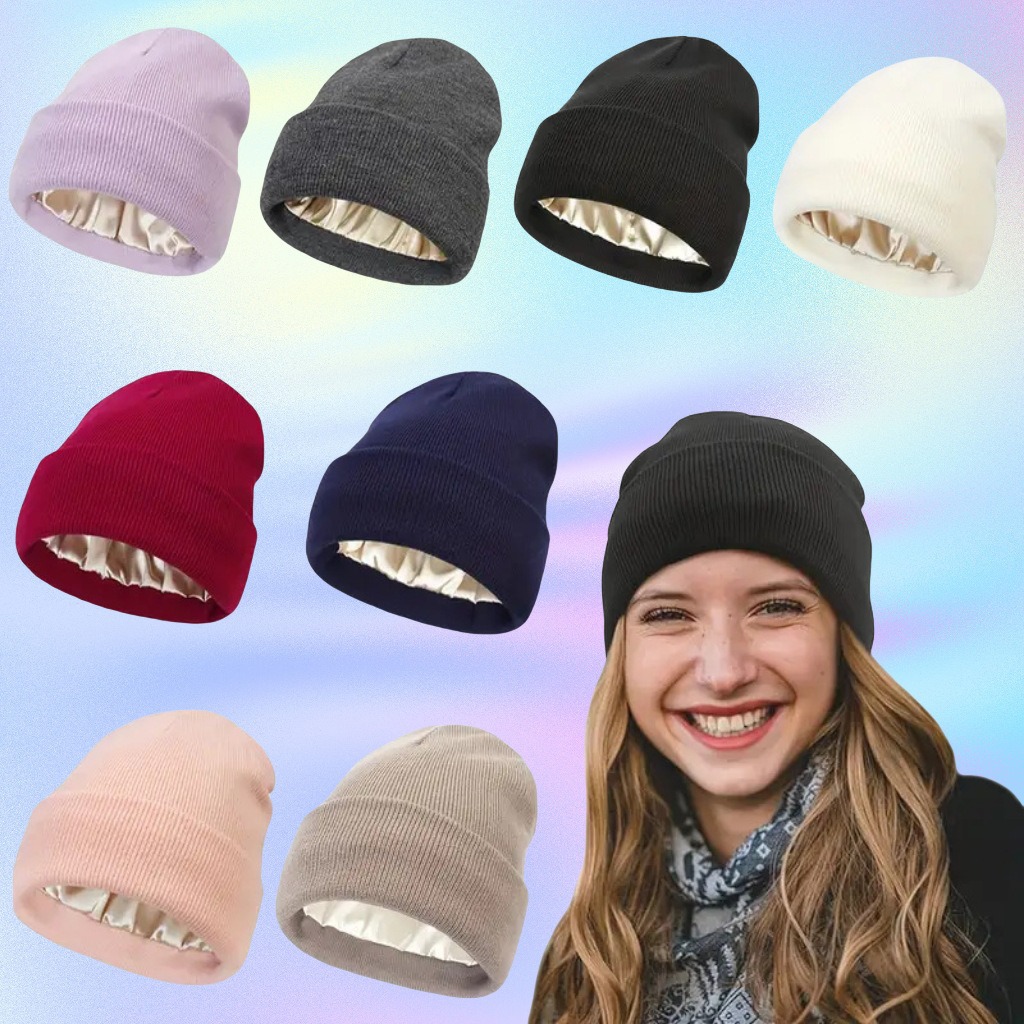 Unisex Satin Lined Anti Static - đánh giá và giá Beanie Cuffed Knit