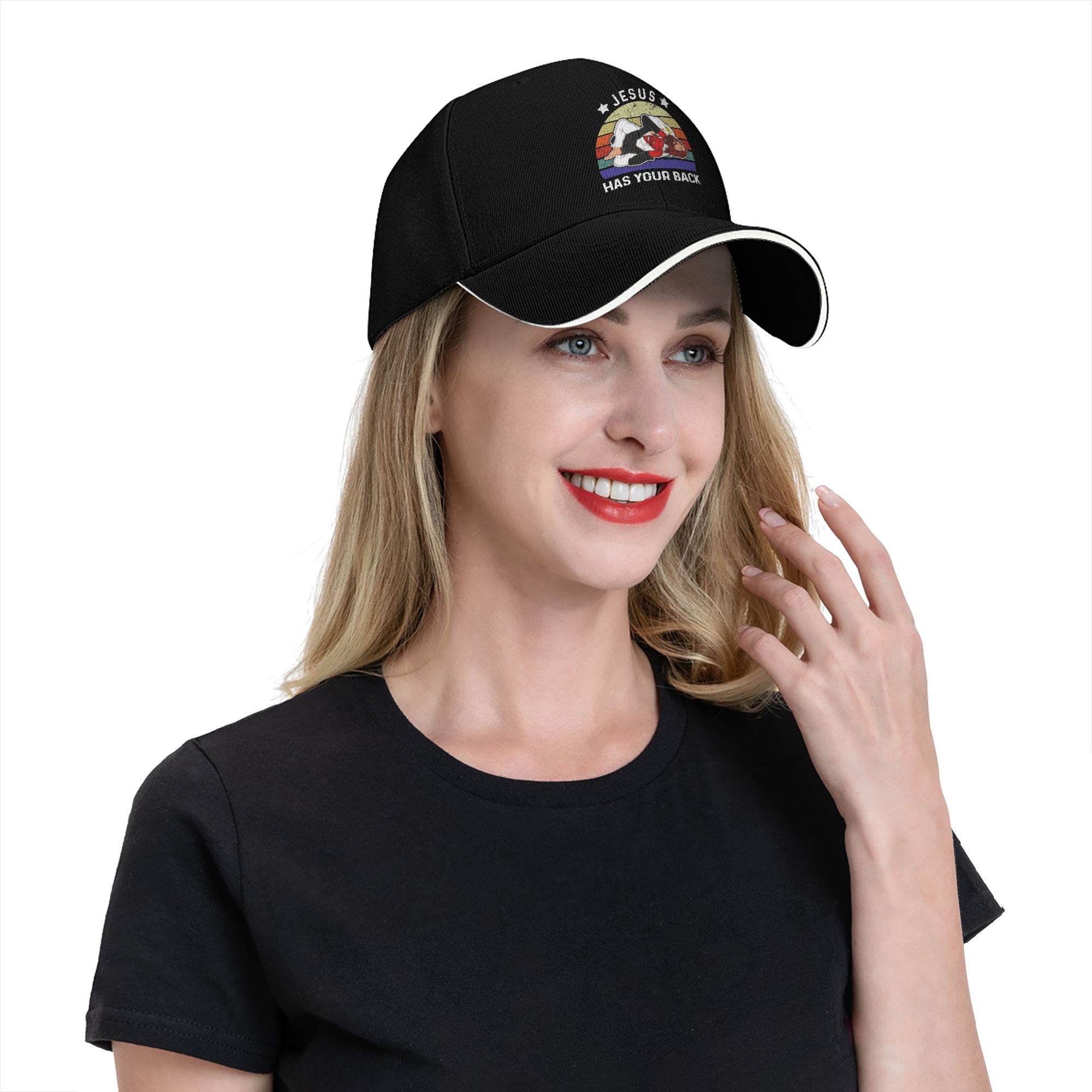 Jesus Has Your Back Jiu Jitsu  - đánh giá và giá Golf Cap Dad