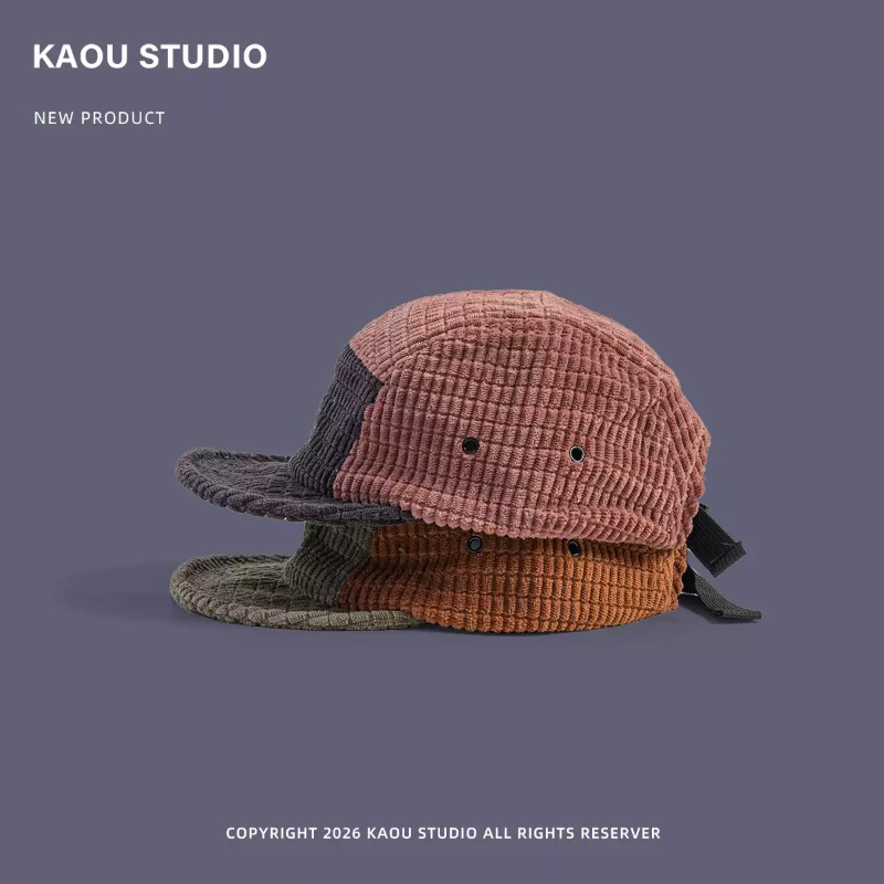 Color Block Patchwork Corduroy - đánh giá và giá Corduroy Cap 5 Panel
